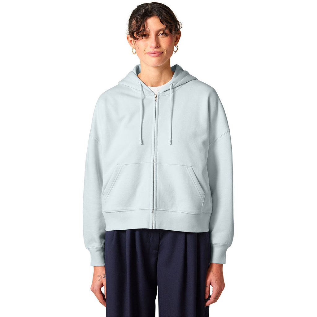 Stanley/Stella Women's Blue Ice Stella Ida Full-Zip Hooded Sweatshirt