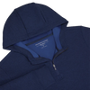 Holderness & Bourne Men's Heathered Navy Tilley Quarter-Zip Hoodie