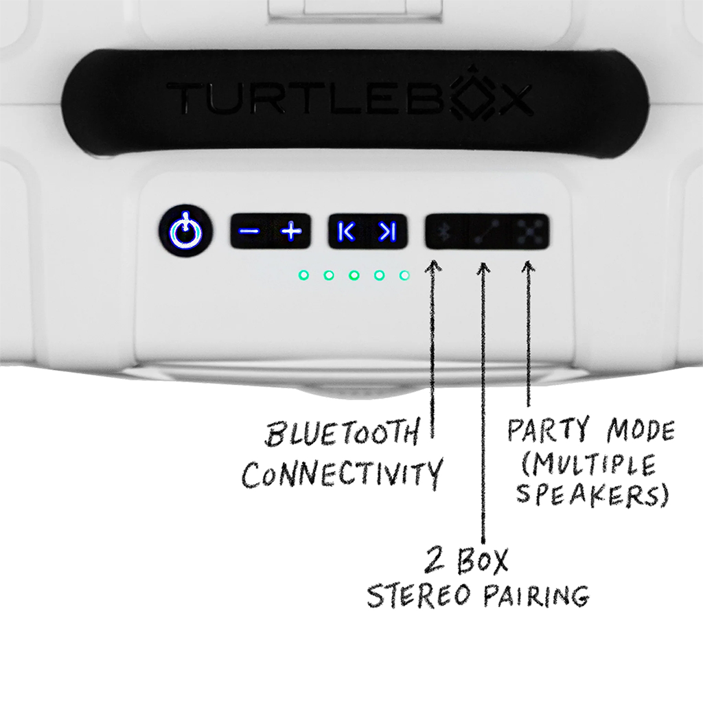 Turtlebox White Grande Speaker