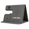 Tangelo Grey ChargePro 3 in 1 Foldable Wireless Charger