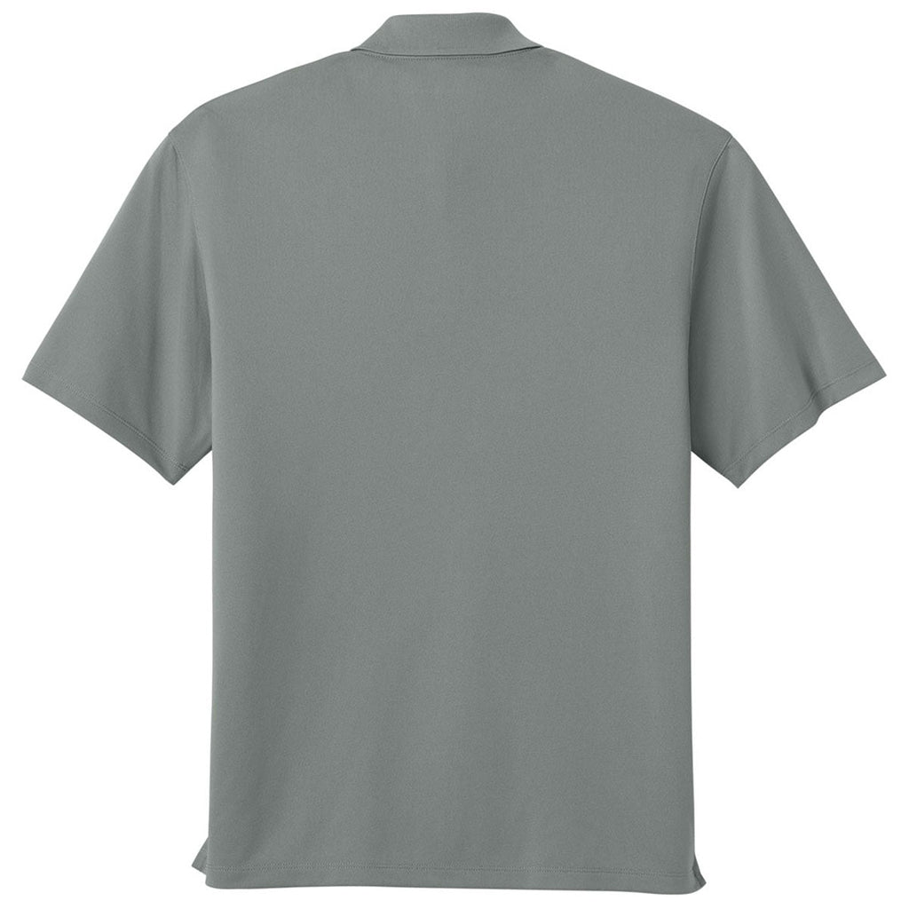 Port Authority Men's Gusty Grey Tall Wearever Performance Pique Polo