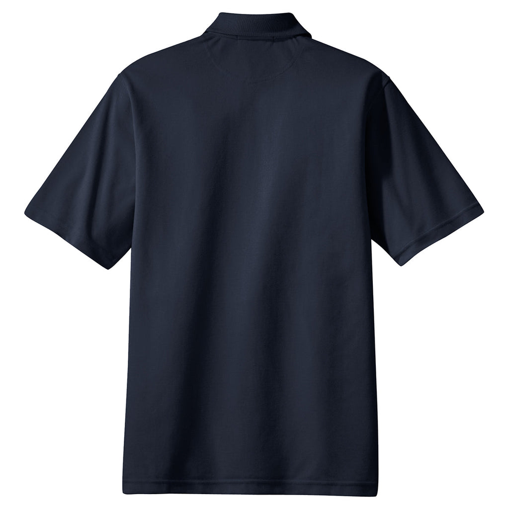 Port Authority Men's Classic Navy Tall Rapid Dry Polo