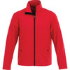 Elevate Men's Team Red Karmine Softshell Jacket
