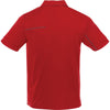 Elevate Men's Team Red/Steel Grey Wilcox Short Sleeve Polo