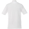 Elevate Men's White Belmont Short Sleeve Polo