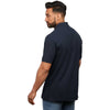 Elevate Men's Navy Palo Short Sleeve 100% Cotton Pique Polo