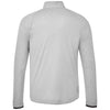 Elevate Men's Silver Heather Asgard Eco Knit Full Zip Performance Jacket
