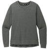 TravisMathew Women's Dark Grey Heather Long Weekend Crew