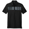TravisMathew Men's Black Cabana Chest Stripe Polo