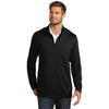 TravisMathew Men's Black Newport Full-Zip Fleece