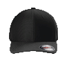 TravisMathew Men's Black Rad Flexback Cap