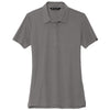TravisMathew Women's Quiet Shade Grey Oceanside Solid Polo