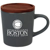 SnugZ Grey Little Rock 16oz Ceramic with Wood Lid