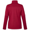 Elevate Women's Vintage Red Heather Joris Eco Softshell Jacket