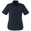 Elevate Women's Navy Stirling Short Sleeve Shirt