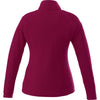 Elevate Women's Maroon Rixford Polyfleece Jacket