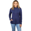 Elevate Women's Vintage Navy Izu Everything Performance Eco Full Zip
