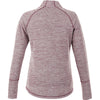 Elevate Women's Maroon Heather Crane Knit Half Zip