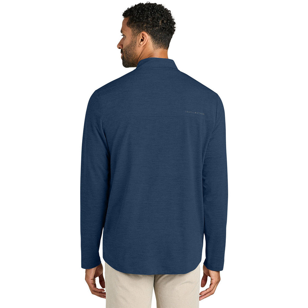 TravisMathew Men's Navy Heather Onward 1/4-Zip