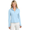 TravisMathew Women's Airy Blue Heather Onward 1/2-Zip