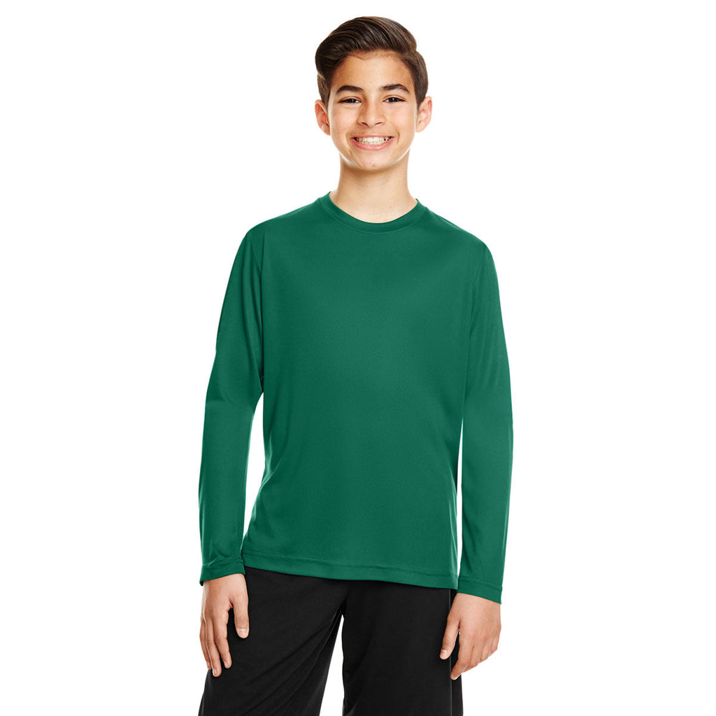 Team 365 Youth Sport Forest Zone Performance Long-Sleeve T-Shirt