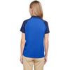 Team 365 Women's Sport Royal/Sport Dark Navy Command Snag-Protection Colorblock Polo