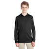 Team 365 Youth Black Zone Performance Hoodie
