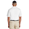 Team 365 Men's White Zone Performance Polo
