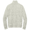 tentree Women's Hi Rise Grey Space Dye Space Dye Fleece 1/4-Zip