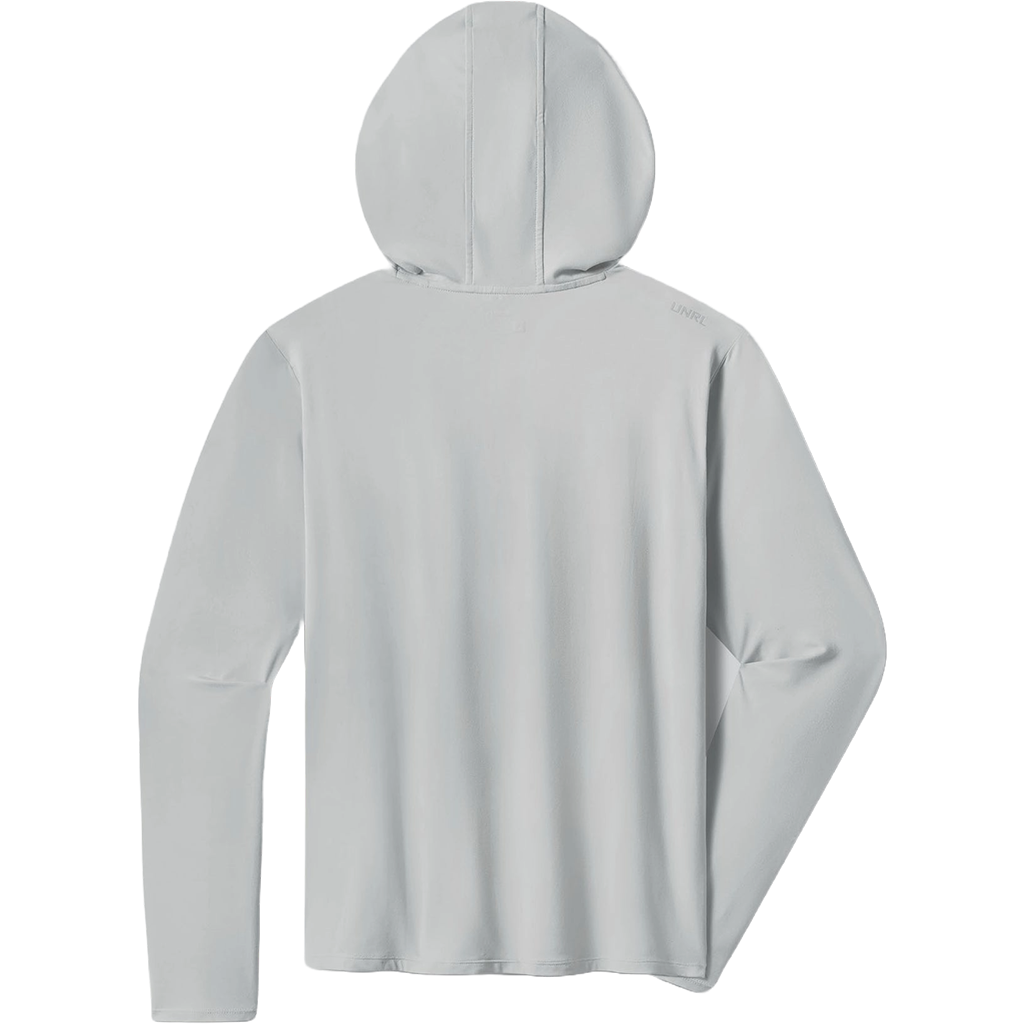 UNRL Men's Core Gray Ultra Hooded Long Sleeve