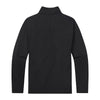 UNRL Men's Black Interlock Quarter Zip