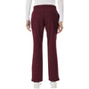 Jaanuu Women's Burgundy Xenos Essential Knit-Waist Scrub Pants