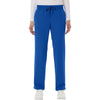 Jaanuu Women's Royal Blue Xenos Essential Knit-Waist Scrub Pants