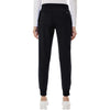 Jaanuu Women's Black Silex Knit-Waist Scrub Joggers