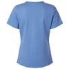 Jaanuu Women's Ceil Blue Cesi Ultrasoft Scrub V-Neck Top