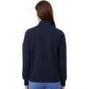 Jaanuu Women's Midnight Navy Ceri Essential Full-Zip 6-Pocket Scrub Jacket