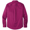 Port Authority Men's Wild Berry Long Sleeve SuperPro React Twill Shirt