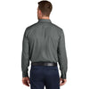 Port Authority Men's Deep Black Long Sleeve Nailhead Easy Care Shirt