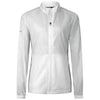 Levelwear Women's White/Pebble Band Windbreaker