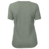 ANETIK Women's Dark Olive Heathered Breeze Tech T-Shirt