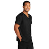 WonderWink Unisex Black WorkFlex Chest Pocket V-Neck Top