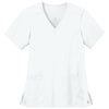 WonderWink Women's White Premiere Flex V-Neck Top