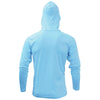 BAW Men's Sky Blue Xtreme-Tek Long Sleeve Hood