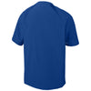 Sport-Tek Youth True Royal Repeat 1/2-Zip Short Sleeve Jacket