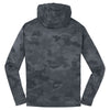 Sport-Tek Youth Dark Smoke Grey Sport-Wick CamoHex Fleece Hooded Pullover