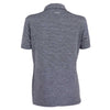 Zusa Women's Steel/Black Heather Stripe Polo