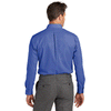 Brooks Brothers Men's Cobalt Blue Tall Wrinkle-Free Stretch Nailhead Shirt