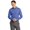 Brooks Brothers Men's Cobalt Blue Tall Wrinkle-Free Stretch Nailhead Shirt