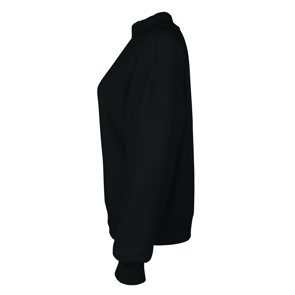 Charles River Women's Black Willow Mock-Neck Sweatshirt