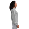 Charles River Women's Heather Grey Willow Mock-Neck Sweatshirt